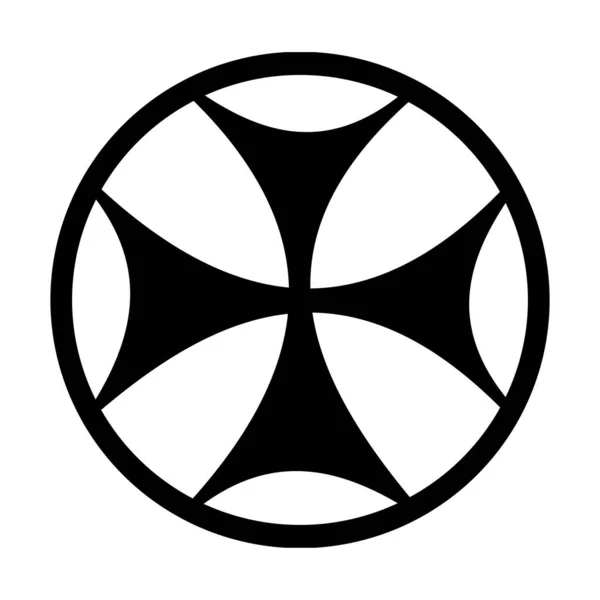 ボルニシ十字記号のアイコン — ストック写真