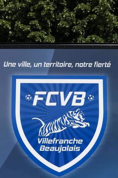 Villefranche France May 2021 Fcvb Logo Truck Football Club Villefranche — Foto Stock