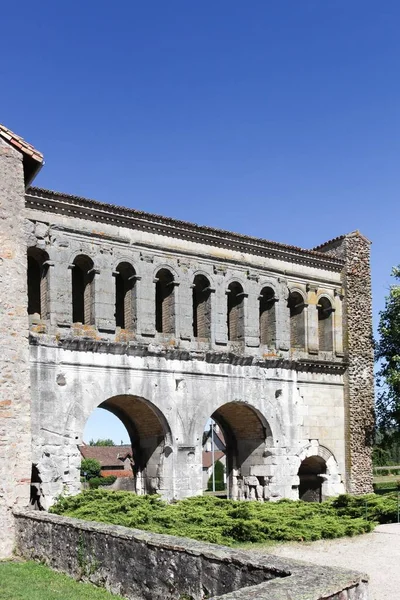 Römisches Tor Saint Andre Autun Frankreich — Stockfoto