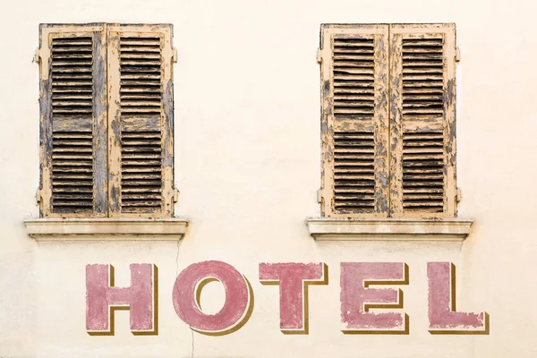 Old Facade Hotel France — Stock Fotó