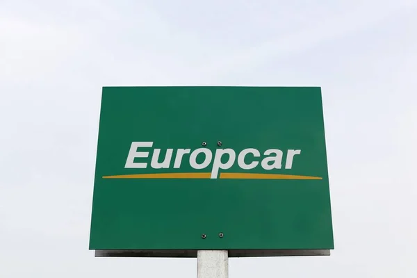 Tirstrup Denmark October 2015 Europcar Logo Panel Europcar French Car — Photo