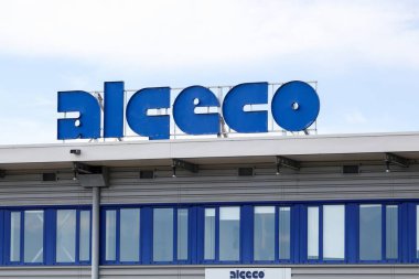 Charnay, France - March 15, 2020: Algeco office building. Algeco is a manufacturer of modular buildings used temporarily or permanently