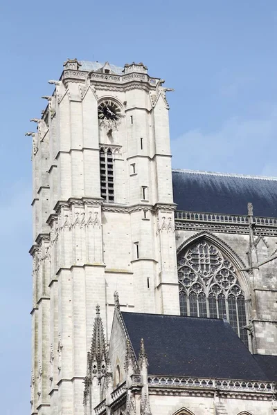 Kathedrale Saint Julien Mans Frankreich — Stockfoto