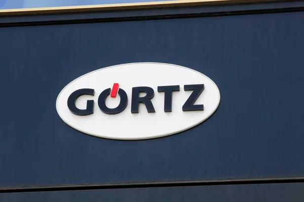 Berlijn Duitsland Juli 2020 Gortz Logo Een Muur Gortz Een — Stockfoto