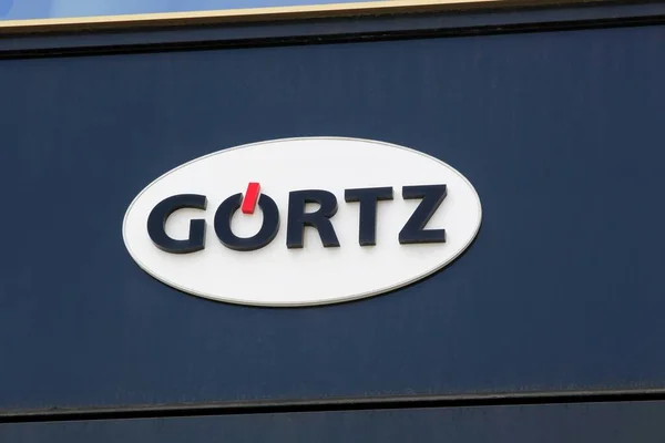 Berlín Alemania Julio 2020 Logotipo Gortz Una Pared Gortz Una — Foto de Stock