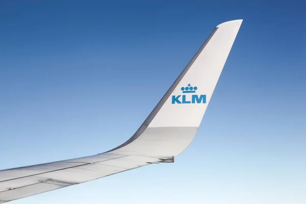 Nederländerna Februari 2016 Klm Nederländernas Flaggflygbolag Klm Ingår Air France — Stockfoto