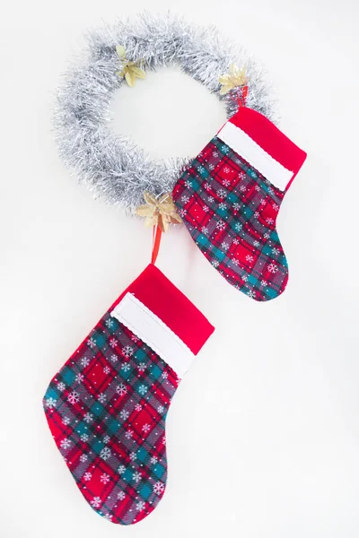 Socks Christmas Time Close — Stock Photo, Image