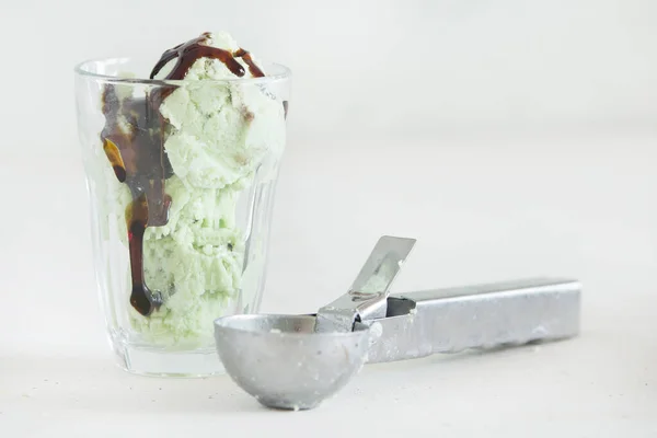 Мороженое Мятой Шоколадом — стоковое фото