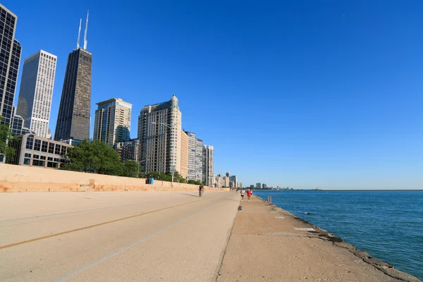 Margem do Lago de Chicago — Fotografia de Stock