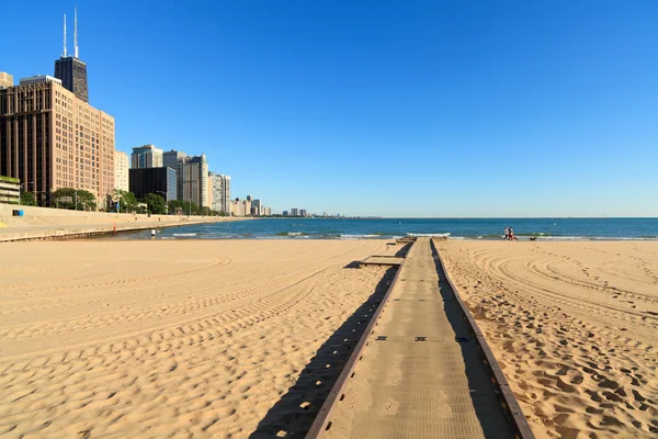 Riva del lago di Chicago — Foto Stock