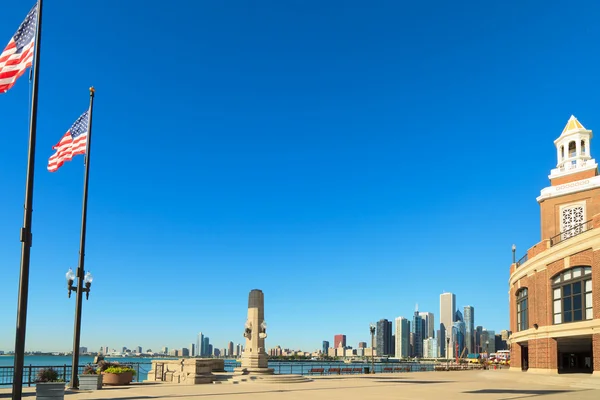 Cais da marinha de Chicago — Fotografia de Stock