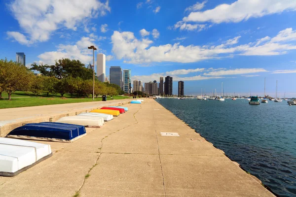 Orilla del lago de Chicago —  Fotos de Stock