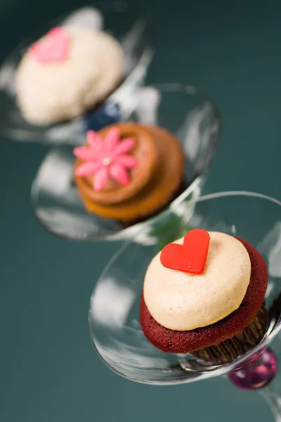 Martini-Cupcakes — Stockfoto