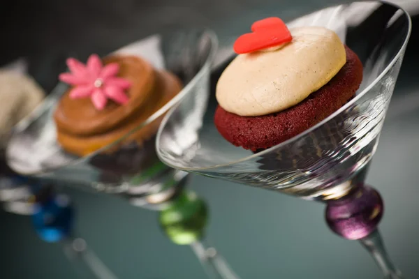 Martini-Cupcakes — Stockfoto