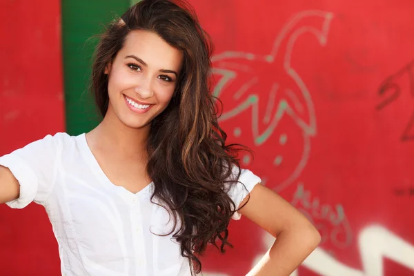 Красивая девушка Стоковое Изображение