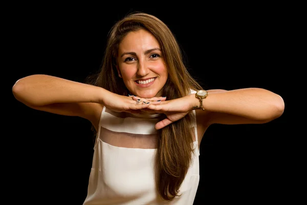 Mujer bastante joven — Foto de Stock