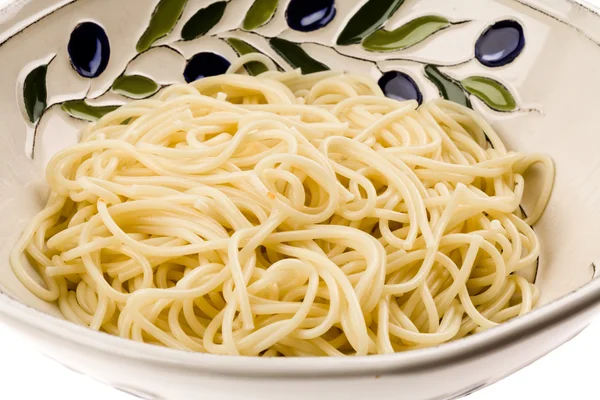 Schüssel Spaghetti — Stockfoto