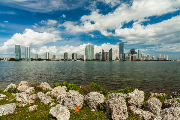 Miamis skyline — Stockfoto