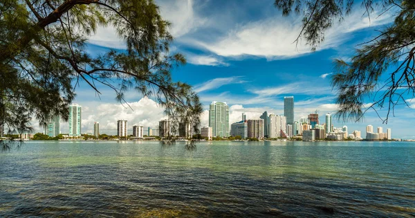 Miamis skyline — Stockfoto