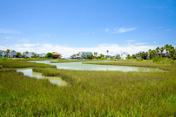 Casas à beira-mar — Fotografia de Stock