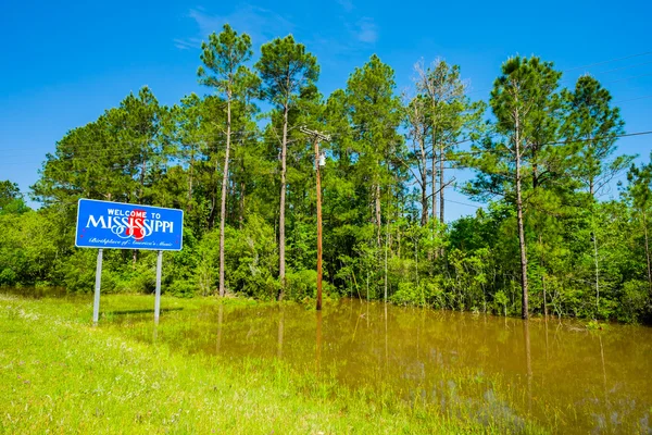 Stato del Mississippi segno — Foto Stock