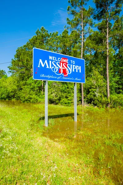 Stato del Mississippi segno — Foto Stock
