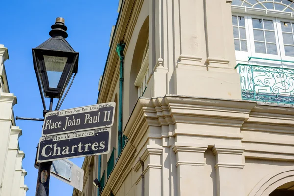 Señal de calle Chartres — Foto de Stock