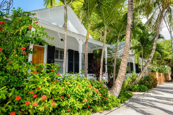 Key West homes Stock Photo