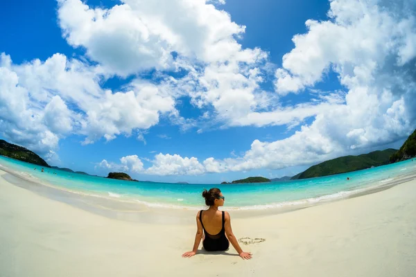 Schöner karibischer Strand — Stockfoto