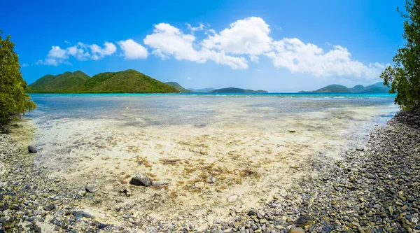 美丽的加勒比海滨海滩 — 图库照片