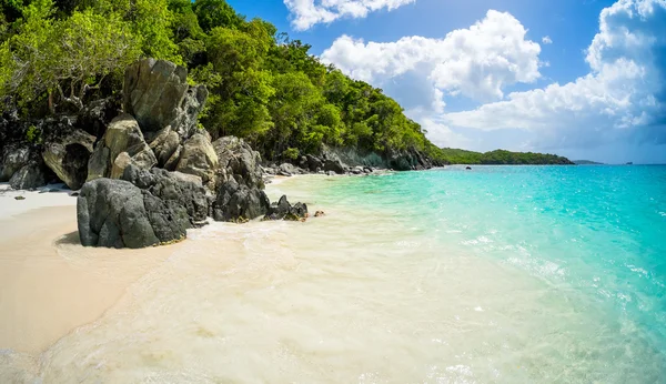 Piękna plaża karaibska — Zdjęcie stockowe