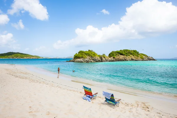 Bela praia caribenha — Fotografia de Stock