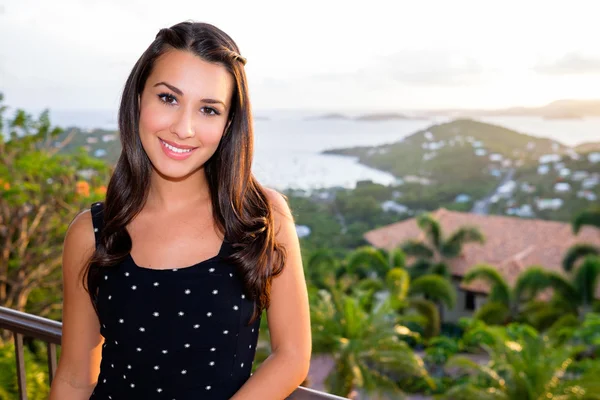 Pretty Girl at Sunset — Stock Photo, Image