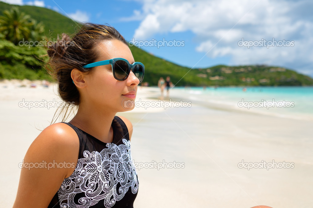 Beautiful girl at the beach