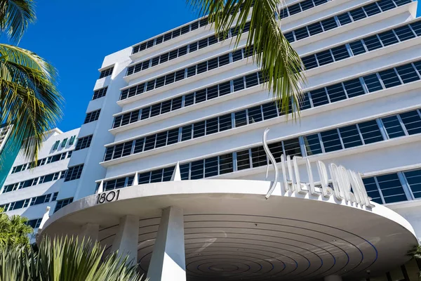 Miami Florida Usa January 2022 Shelborne Hotel Classic Art Deco — Stock Photo, Image