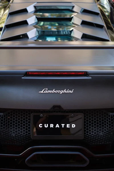 Майами Флорида Сша Февраля 2022 Года Экзотический Суперкар Lamborghini Представлен — стоковое фото