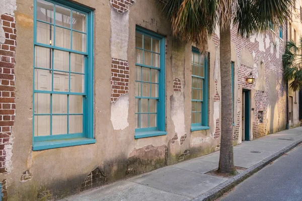 Arquitetura Histórica Distrito French Quarter Charleston Carolina Sul — Fotografia de Stock