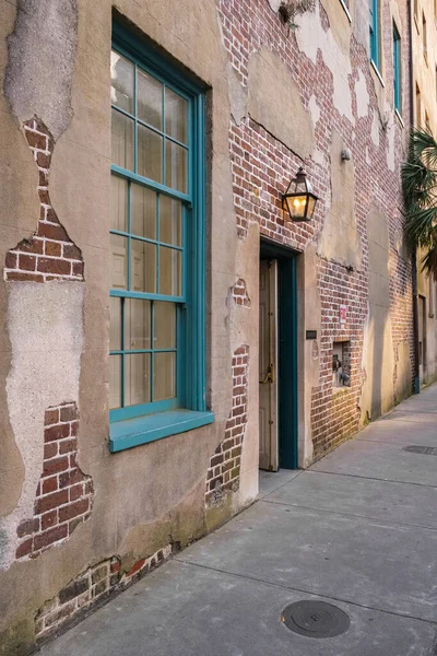 Architecture Historique Quartier Français Charleston Caroline Sud — Photo