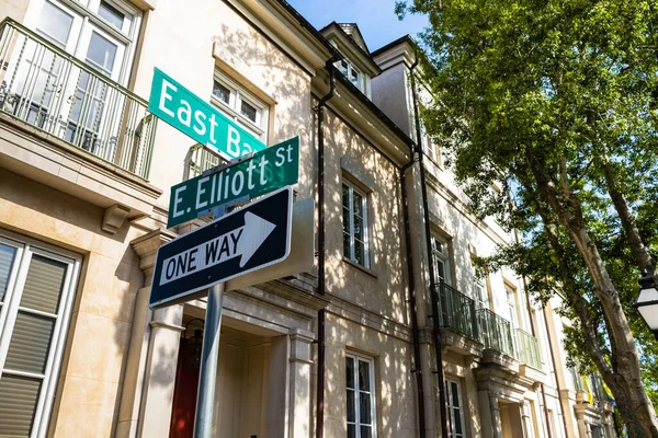 Arquitetura Histórica Distrito French Quarter Charleston Carolina Sul — Fotografia de Stock