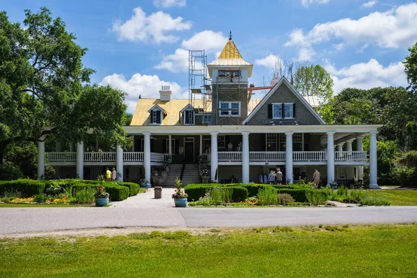 Charleston South Carolina Usa May 2022 Historic House Southerm Magnolia — Stockfoto