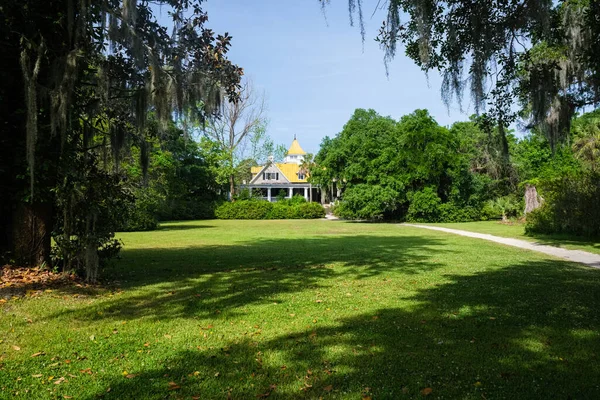 Charleston South Carolina Usa May 2022 Historic House Southerm Magnolia Stock Photo