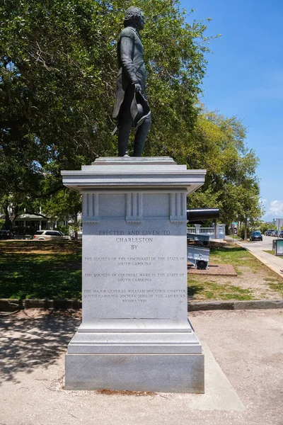 Charleston South Carolina Usa May 2022 Monument General William Moultrie — Stockfoto