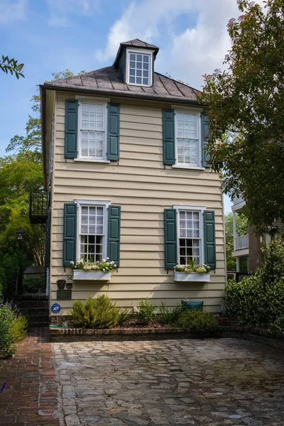 Charleston South Carolina Usa May 2022 Beautiful Vintage Architecture Residential — Foto de Stock