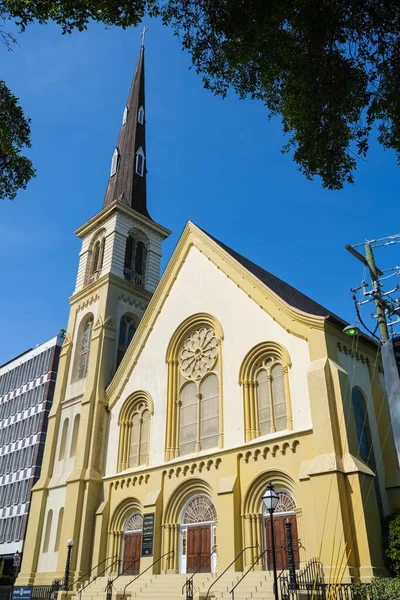 Charleston Jižní Karolína Usa Května 2022 Krásná Architektura Kostela Křtitel — Stock fotografie