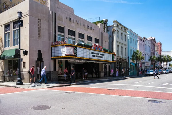 Charleston South Carolina Usa May 2022 Vintage Retail Commercial Buildings — Stock fotografie