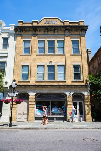 Charleston South Carolina Usa May 2022 Vintage Retail Commercial Building — Stock Photo, Image