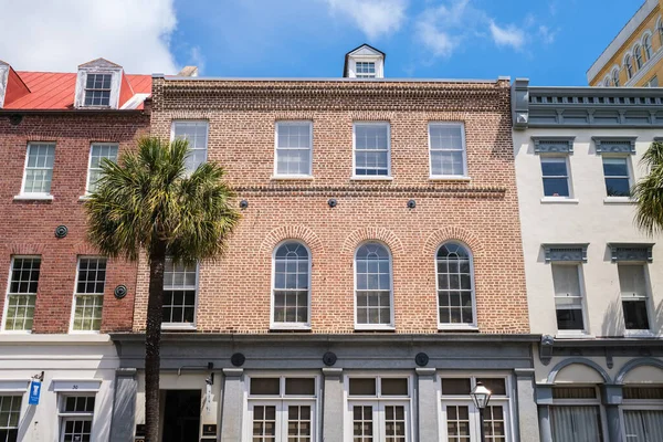 Charleston South Carolina Usa May 2022 Vintage Retail Commercial Buildings — Stockfoto