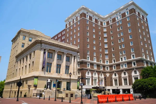 Greenville South Carolina Usa May 2022 Downtown Cityscape Vintage Architecture — 图库照片