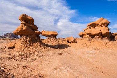 Natural beauty of Goblin Valley State Park with unique sandstone formations in Utah