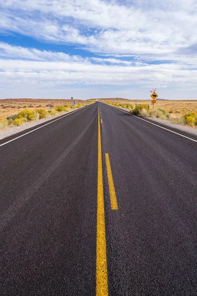 ユタ州グリーン川の砂漠の高速道路 — ストック写真